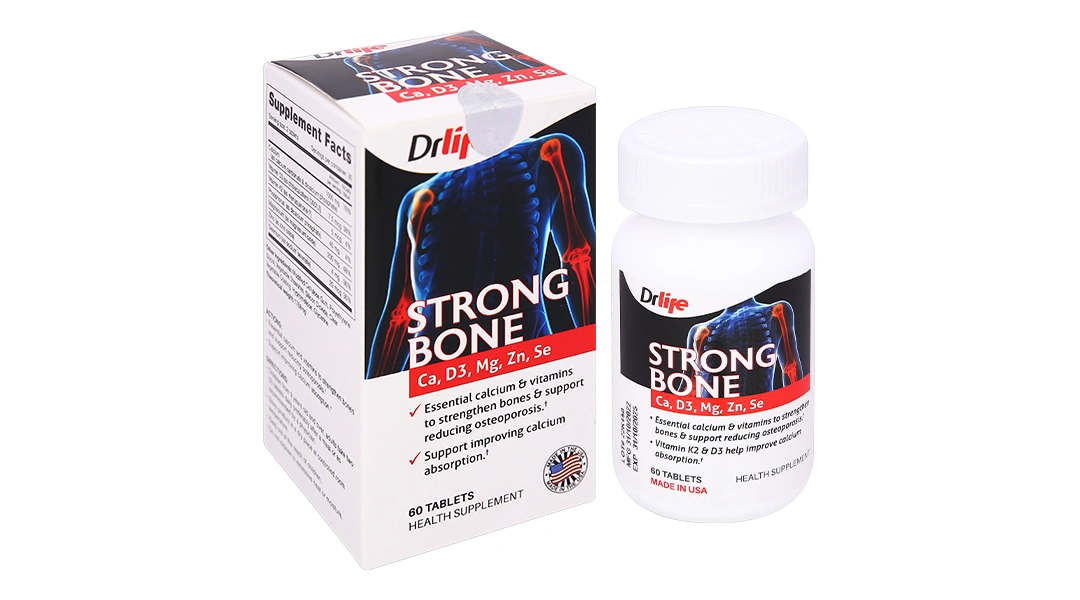 Thực phẩm bảo vệ sức khỏe Drlife Strong Bone - 1